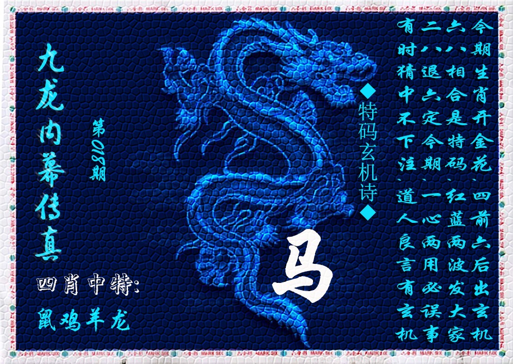 018期九龙内幕传真(新上市)[图]