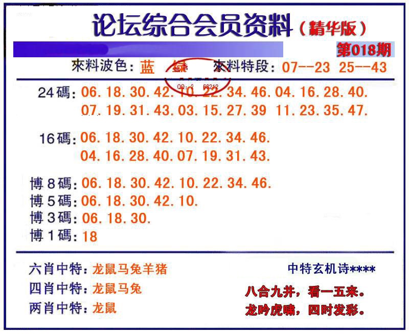 018期综合会员资料[图]