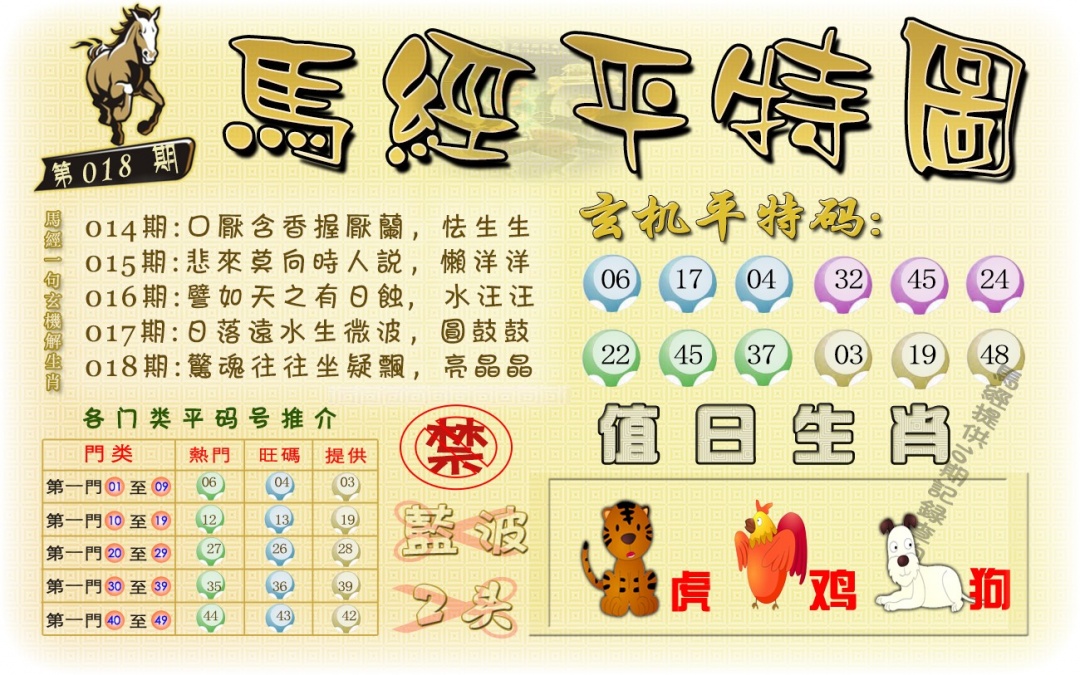 018期马经平特图（荐）[图]
